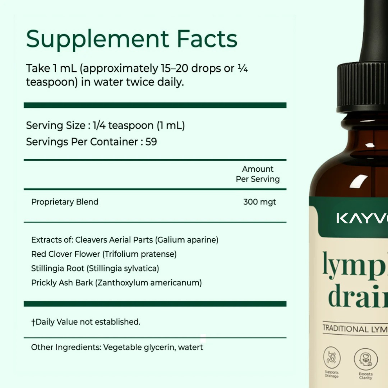 Kayvor® Lymphatic Drainage Drops